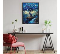 Árbol de la Vida de los Pitufos Puzzle 500 Piezas Decoración De Sala Animales y Plantas Rompecabezas para Adultos 3D DIY Creativo Desafío Intelectual Juguete Educativo 500 PCS