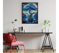 Árbol de la Vida de los Pitufos Puzzle 500 Piezas Impossible Creativo Único Animales y Plantas Rompecabezas 3D Obra De Arte para Toda La Familia Juguete Educativo Decoración 500 PCS