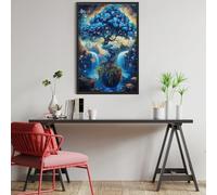 Árbol de la Vida de los Pitufos Puzzles 1000 Piezas Moderno Minimalista Animales y Plantas Rompecabezas Familiar para Adultos 3D Maquetas Construir Aliviar Estrés Decorativo 1000 PCS