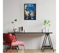 Árbol de la Vida de los Pitufos Puzzles 300 Piezas Impossible 3D Ultra Difícil Animales y Plantas Rompecabezas para Adultos Desafío Intelectual Estera Portátil DIY Moderno Creativo 300 PCS