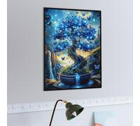 Árbol de la Vida de los Pitufos Puzzles 500 Piezas Impossible 3D Ultra Difícil Animales y Plantas Rompecabezas para Adultos Desafío Intelectual Estera Portátil DIY Moderno Creativo 500 PCS