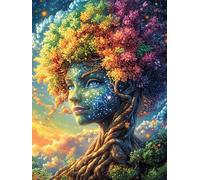 Árbol de la Vida en otoño Rompecabezas 300 Piezas Cartón Para Principiantes Cuentos de hadas fantásticos de animales salvajes Juego Familiar Ejercita La Mente Garantía Reposición Piezas Regalo Exclusi