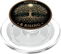 Árbol de la Vida enraizado y Creciente PopSockets PopGrip para MagSafe