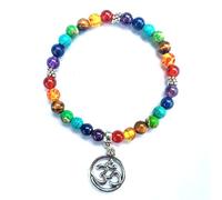 Árbol de la vida Lotus Buddha Beads Bracelet 7 Chakra Yoga Bracelet Natural Balance Stone Buddha Amistad Pulsera, IF