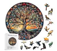 Árbol de la Vida Puzzle 3D Madera,Maquetas Construir Modelos Kits,Potenciar Creatividad,Regalos para Cumpleaños, San Valentín, Día del Padre y Navidad