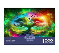 Árbol de la Vida Puzzle Imposible,desafío para Adultos Arte Entretenimiento Creativo 1000 Piezas Obra De artee De Juego De para Adultos, Regalos A Parteir De 14 Años 70x50cm/1000pcs