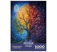 Árbol de la Vida Puzzle Imposible,desafío para Adultos Juego EduGatoivo 1000 Piezas Obra De Arte De Juego De para Adultos, Regalos A Partir De 14 Años 38x26cm/1000pcs
