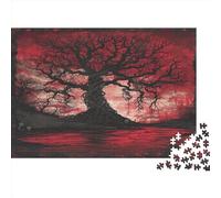 Árbol de la Vida Puzzle,Puzzle 1000 Piezas,1000 Piezas Puzzle Adultos para Aliviar El Estrés,Rompecabezas Intelectual Desafío para Niños Adultos 1000pcs (75x50cm)