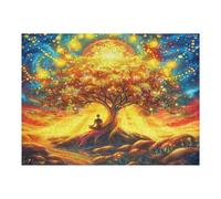 Árbol de la Vida Puzzles 500 Piezas Maquetas 3D Construir Flores, Plantas, árboles Rompecabezas Educativo para Familia Desafío Intelectual Decoración Hogar Moderno 500 PCS
