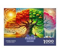 Árbol de la Vida Puzzles De 1000 Pièces Jeux Éducatifs Puzzles À Pièces De Décoration Intérieure Carton 100% Recyclé Cadeaux Pour Hommes Pour Adultes 52x38cm/1000pcs