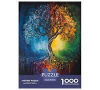 Árbol de la Vida Puzzles Imposible,desafío for Adults Juego EduGatoivo 1000 Piezas Obra De Arte De Juego De para Adultos, Regalos A Partir De 14 Años 70x50cm/1000pcs