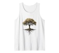 Árbol De La Vida Raíces Naturaleza Espiritual Art Tree of Camiseta sin Mangas
