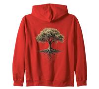Árbol De La Vida Raíces Naturaleza Espiritual Art Tree of Sudadera con Capucha