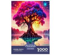 Árbol de la Vida Rompecabezas 1000 Piezas para Adultos Y Niños árbol Bosque Decoración Hogar Infantil Impossible cochetón 3D Uegos Entretenimiento para Toda 70x50cm/1000pcs