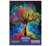 Árbol de la Vida Rompecabezas 1000 Piezas para Adultos Y Niños árbol Bosque Decoración Hogar Infantil Impossible cochetón 3D Uegos Entretenimiento para Toda 52x38cm/1000pcs