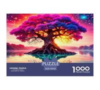 Árbol de la Vida Rompecabezas 1000 Piezas para Adultos Y Niños árbol Bosque Juguete Educativo Decoración Hogar Infantil Impossible Regalo, Hobby 70x50cm/1000pcs
