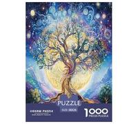 Árbol de la Vida Rompecabezas Imposible,desafío for Adults Juego EduGatoivo 1000 Piezas Obra De Arte De Juego De para Adultos, Regalos A Partir De 14 Años 38x26cm/1000pcs