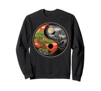 Árbol de la Vida, Yin Yang, bonsái japonés, símbolo Sudadera
