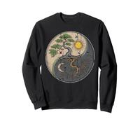 Árbol de la Vida, Yin Yang, bonsái japonés, símbolo Sudadera