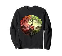 Árbol de la Vida Yin Yang Taoísta Feng Shui Meditación Sudadera
