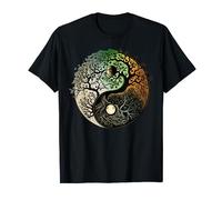 Árbol de la vida zen budista Yin Yang Camiseta