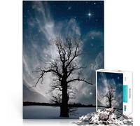 Árbol de Las Almas Rompecabezas de 1000 Piezas para Adultos Ayuda al Cerebro a ejercitar Juguetes adictivos para Cultivar la Paciencia. decoración de Pared 38x26cm