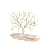 Árbol de las joyas Soporte De Exhibición Colección Pendientes Flor Pequeña Mini Estantes Perfume Repisas Dormitorio Estético Flotante(Color 1)