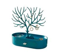 Árbol de las joyas Soporte De Exhibición Colección Pendientes Flor Pequeña Mini Estantes Perfume Repisas Dormitorio Estético Flotante(Color 10)