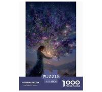 Árbol de Lavanda Estelar Puzzles 1000 Piezas Juego De Reto Juguete Adultos Y Más De 12 Años Juego De Puzzle Reto Educativo Tiempo Libre Regalo Decoración Hogar 38x26cm/1000pcs