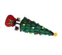 Árbol de mesa artificial con elementos básicos decoración de vacaciones para el hogar, oficina, fiesta, granja, tableta de Navidad artificial, decoración navideña para fiestas de vacaciones