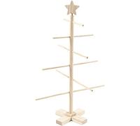 Árbol de Navidad. Alto: 60 cm. Ancho: 40,5 cm, de madera de pino, 1 unidad