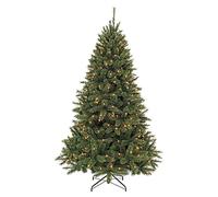 Árbol de Navidad artificial Bristlecone LED (Altura: 185 cm, Verde, Iluminación LED)