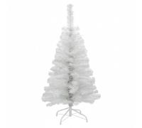 árbol de Navidad artificial en color blanco, 120 cm