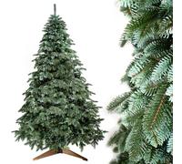 Árbol de Navidad Artificial Evergreen Tree® 150 cm - Árbol de Navidad Premium 100% Inyección con Soporte de Madera Natural, Fabricado en la UE - Árbol de Navidad Artificial
