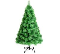 Árbol de Navidad Artificial Realista - Montaje Fácil y Elegante Decoración Navideña (Hoja de Pino Verde, 210CM 330Tips)