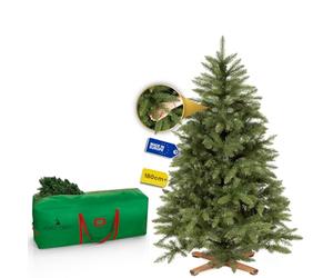 Árbol de Navidad artificial ROYAL TREES de 180 cm - Abeto escandinavo artificial, árbol de Navidad denso con 624 puntas, árbol de abeto realista grande incl. soporte de madera estable y bolsa de