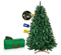 Árbol de Navidad artificial ROYAL TREES de 180 cm - Pino silvestre artificial, árbol de Navidad natural con 556 puntas, pino denso grande incl. soporte de madera estable y práctica bolsa de