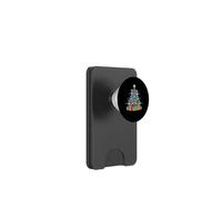 Árbol de Navidad Blue Jay Bird PopSockets PopWallet para MagSafe
