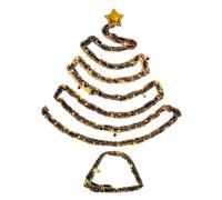 Árbol de Navidad colgante - Árbol de Navidad colgante, árbol de Navidad colgante hecho a mano | Decoraciones navideñas, fiestas, decorativos, decoraciones para árboles colgantes que ahorran espacio