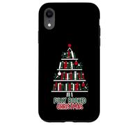 Árbol de Navidad Completamente Reservado Bibliotecario de Libros Divertido Carcasa para iPhone XR