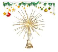 Árbol De Navidad con Estrella Iluminada, Árbol De Navidad con Estrella | Iluminar La Estrella De Decoración De La Cima Del Árbol De Navidad - Decoraciones De Navidad En Forma De Estrella De Cima Del