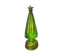 Árbol De Navidad con Luces Festivo Reutilizable Que se | Árbol Navideño Centro de Mesa Para Sala de Estar Salón Chimenea Estante Año Nuevo Fiesta Evento Escolar Verde