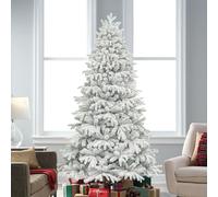 Árbol de Navidad con Nieve 210cm Blanca Artificial