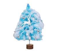 Árbol de Navidad de Añade un Toque de espíritu navideño con Adornos de Plumas y Luces LED Aporta Calidez y alegría Cadena de Luces LED