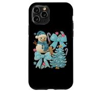 Árbol de Navidad de Jengibre con muñeco de Nieve Alegre Carcasa para iPhone 11 Pro