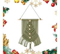 Árbol De Navidad De , Kit De Hecho A Mano | Kit Para Principiantes Con Nudo Estilo Boho Kit Macrame | Kit Artesanal Kit Árbol De Navidad Para Navidad Cumpleaños Capoda