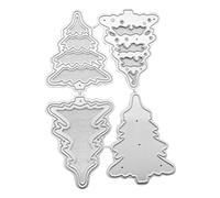 Árbol de Navidad de metal, corte de Stirschen Stendern Scrapbooking Album Paper Card Template Form Prägendekoration Metall Schnittstirme Set Set Set
