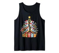 Árbol de Navidad de pájaro trepador Camiseta sin Mangas