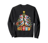 Árbol de Navidad de pájaro trepador Sudadera