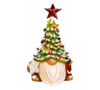 Árbol de Navidad de resina Gnom con luz multicolor para la decoración del hogar (estilo 2)